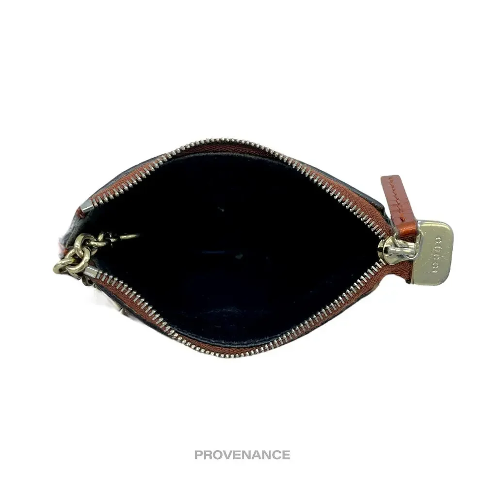 Gucci Red Leather Wallet with Gold Chain - Picture 6 of 7
